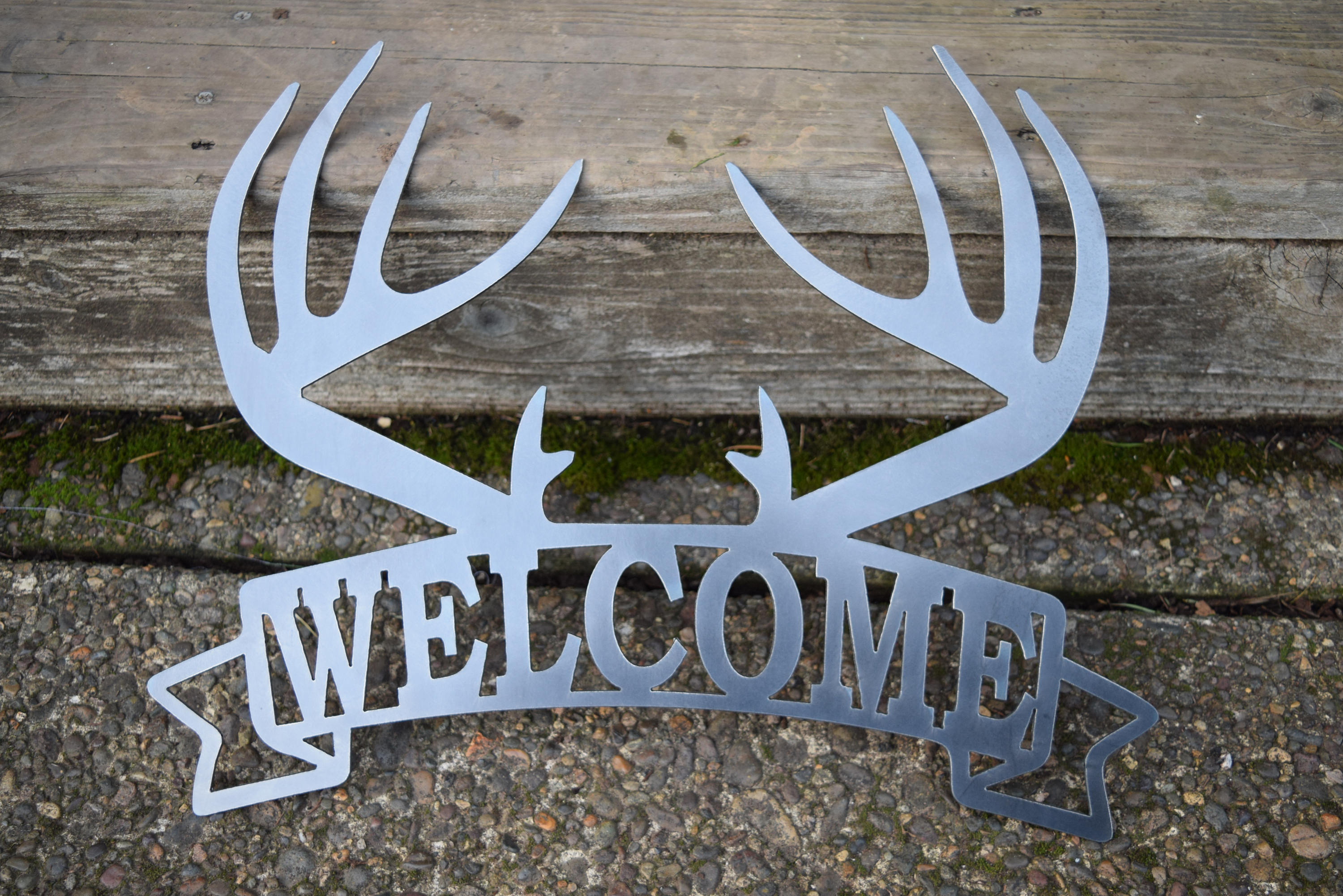 metal deer antlers