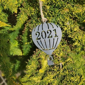 Hot Air Balloon Ornament Metal Balloon Ornament Outdoors Raw Steel Balloon Rearview Mirror Balloon Festival image 4