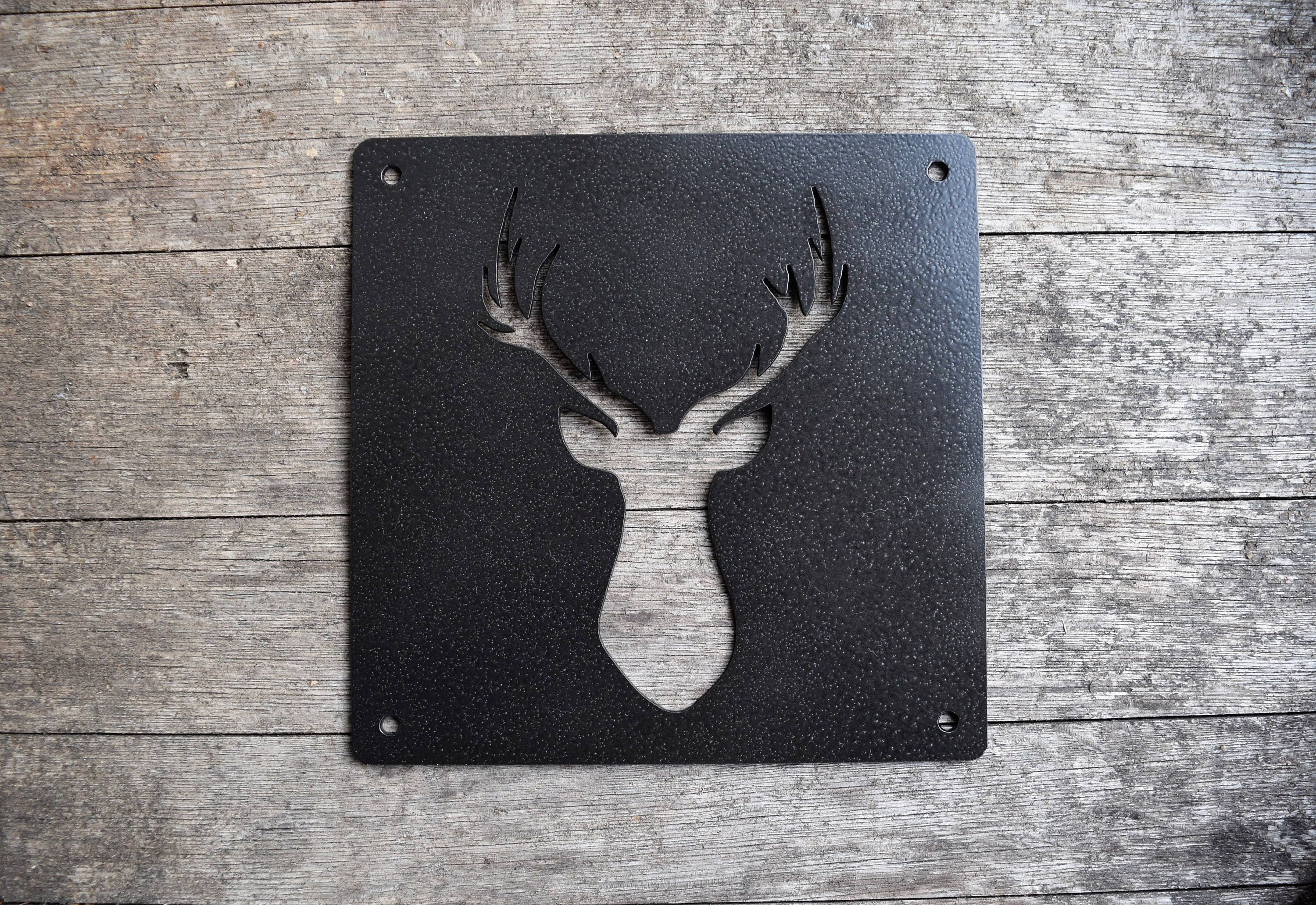metal deer cutouts