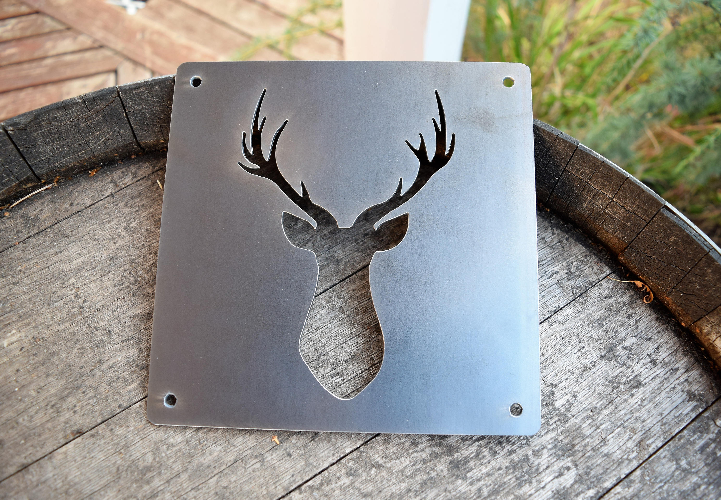 metal deer cutouts