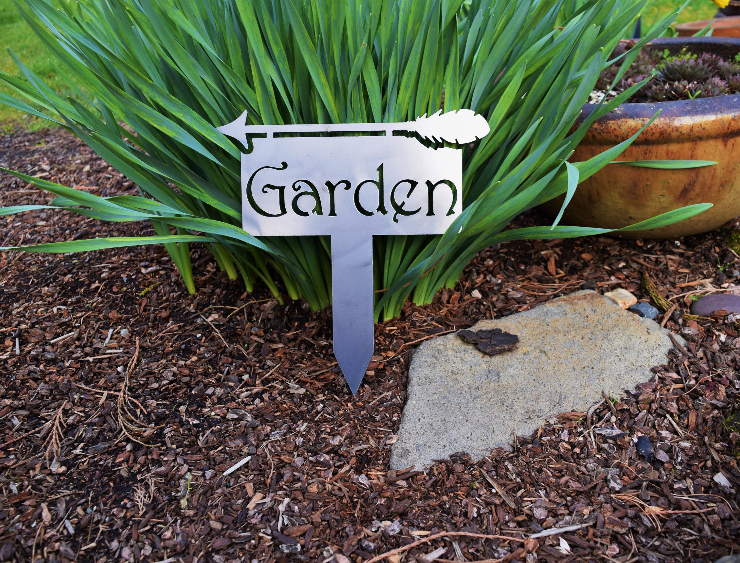 Staked Yard Markers Staked Garden Markers Plant Stakes Herb