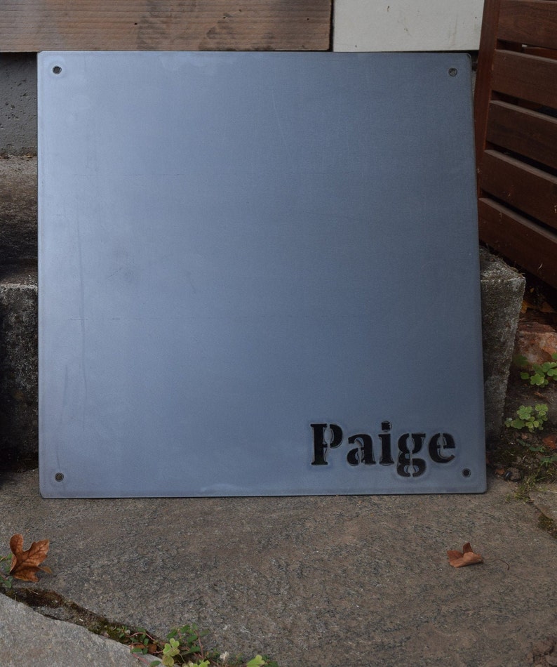 Custom Board Custom Metal Sign Custom Board Etsy