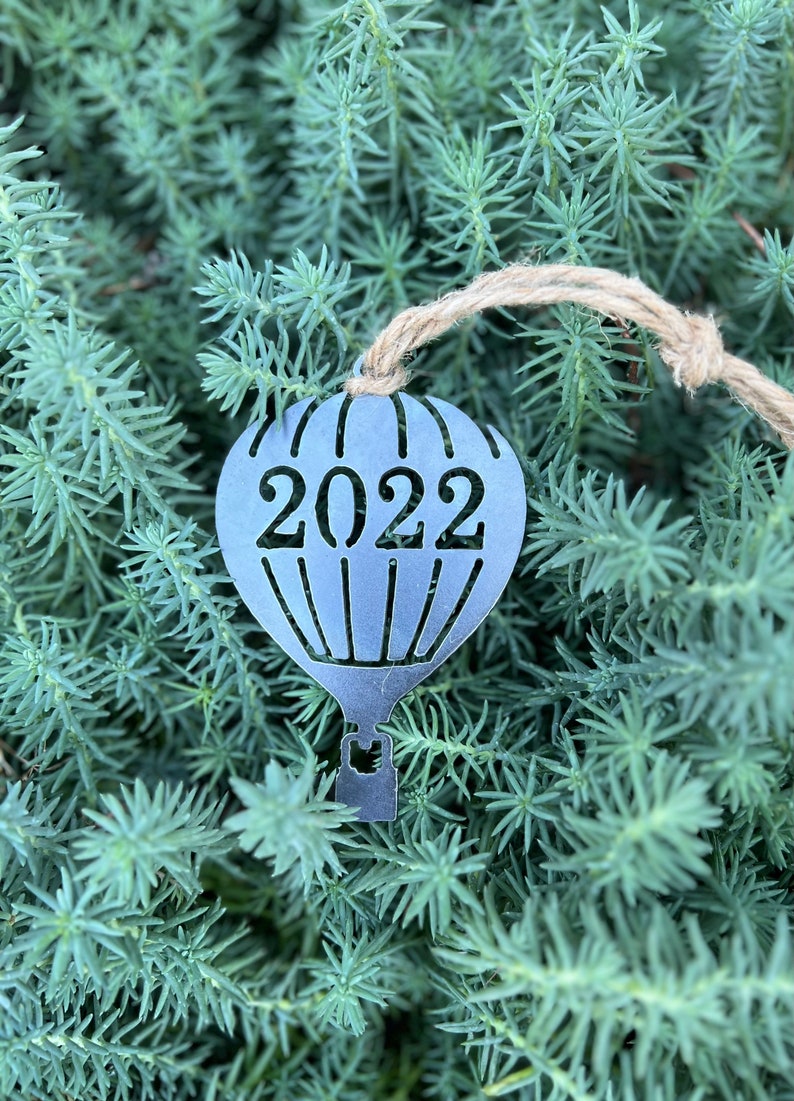 Hot Air Balloon Ornament Metal Balloon Ornament Outdoors Raw Steel Balloon Rearview Mirror Balloon Festival image 1