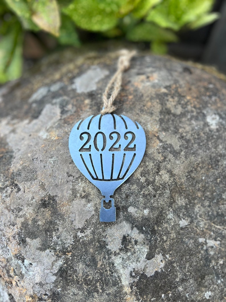 Hot Air Balloon Ornament Metal Balloon Ornament Outdoors Raw Steel Balloon Rearview Mirror Balloon Festival image 2