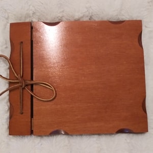 Álbumes de recortes de madera hechos a mano en EE. UU.