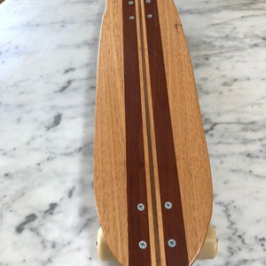 Handmade Skateboard - Classic Hardwood Longboard Cruiser