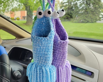 Bolsa colgante de crochet Yip Yip Martian Rearview