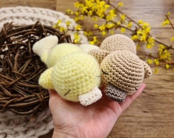 Häkelanleitung Ente Dagmar für Anfänger geeignet - Baby Amigurumi -