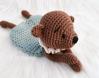 Crochet pattern cuddly bear Bobo