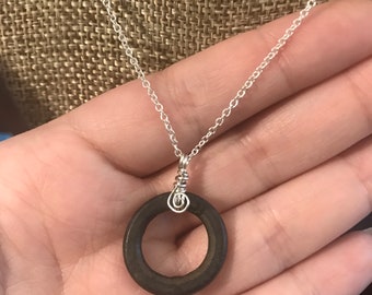 Celtic "Proto Money" Sterling Silver Necklace #3