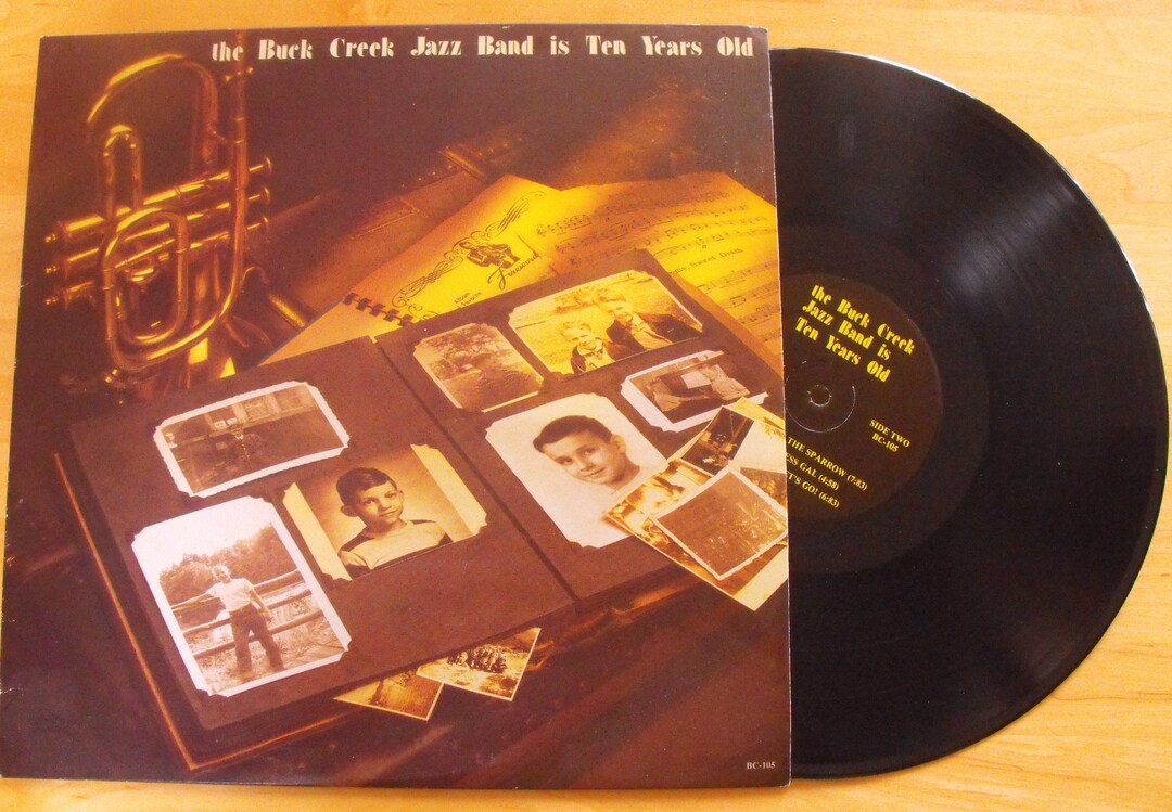 The Buck Creek Jazz Band is Ten Years Old,vintage Near Mint Jazz LP