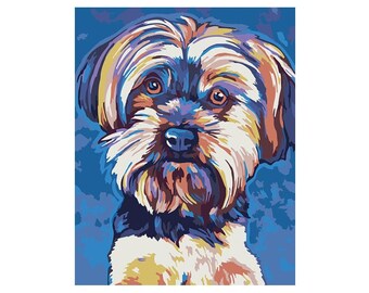 Personnalisé Yorkshire Terrier Yorkshire Chien Porte Maison Ardoise Signe Numéro De Plaque