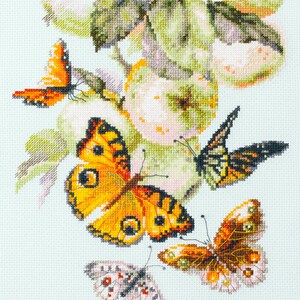 Kit Punto Croce Farfalle e Mele art. 130-052