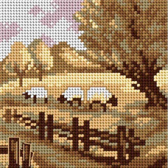 TAPESTRY CANVAS 15x15cm 2499D Etsy