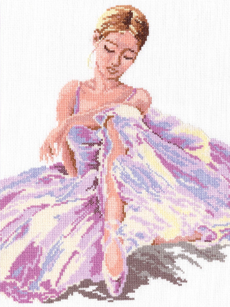 Cross Stitch Kit Ballerina 2 Etsy