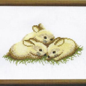 Cross Stitch Kit Bunnies A-039