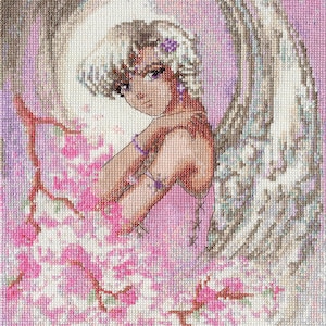 Cross Stitch Kit Snowy Sakura F-0936