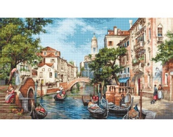 Cross stitch kit The Streets of San Polo B589