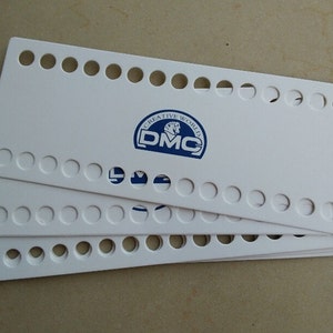 Organizador de hilos DMC de 10 piezas con 30 agujeros