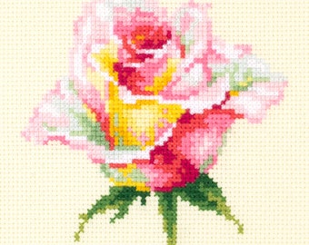 Cross Stitch Kit Blooming Rose art. 150-004