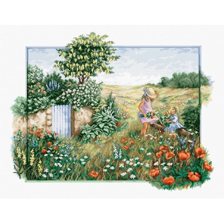Cross Stitch Kit Landscape BU4013 Etsy Canada