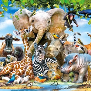 AFRICAN SMILE Super 3D Puzzle 63 Teile