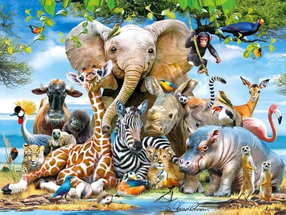 AFRICAN SMILE Super 3D Puzzle 63 Pieces - Etsy