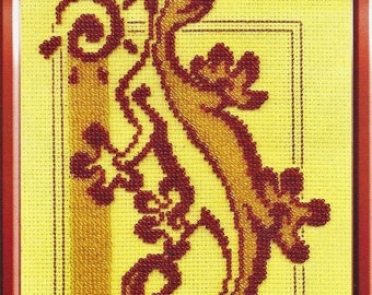 Bead embroidery kit Little Lizard J-0753