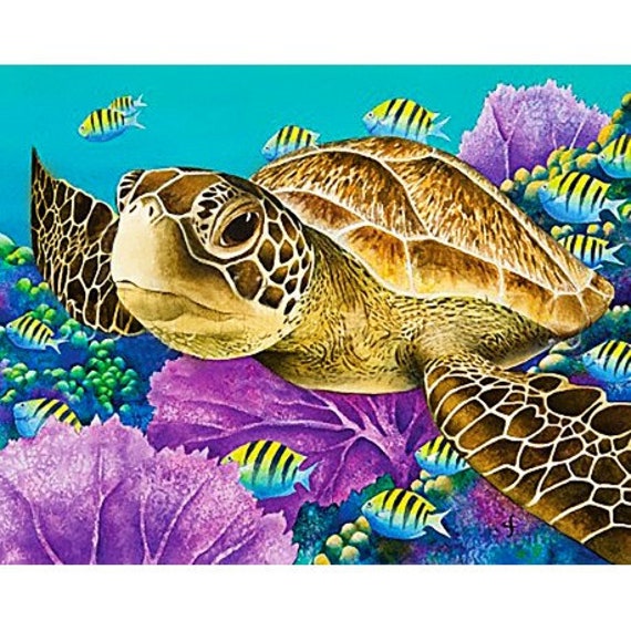 Diamond painting kit SEA TURTLE WD2428