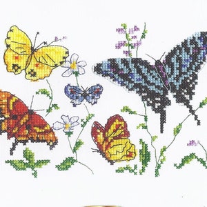 Kit Punto Croce Farfalle art. 42-02