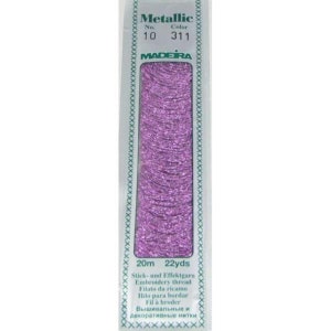 MADEIRA Madeira Thread Metallic 20m art. 10 - 311, 312, 313, 315, 323, 324, 326, 327, 328, 338