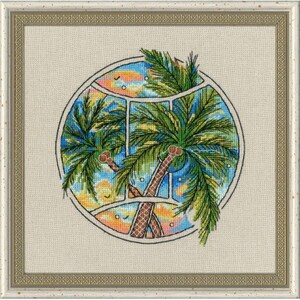 Cross Stitch Kit Flower Horoscope Gemini TSG-003