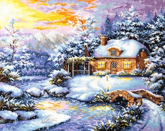 Cross Stitch Kit Winter's tale
