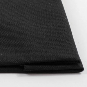 Fabric for free embroidery technique Black 100% cotton 50 x 50 cm.