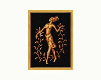 Bead embroidery kit Sunny nymph ZM-014