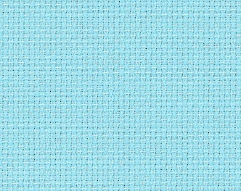 1 Pc Light Blue Cotton Aida 16 count 32x45cm