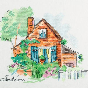 Cross Stitch Kit Cosy House DE-7010