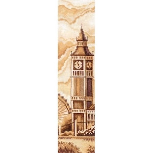 Cross Stitch Kit Bookmark. LONDON SANZ-53