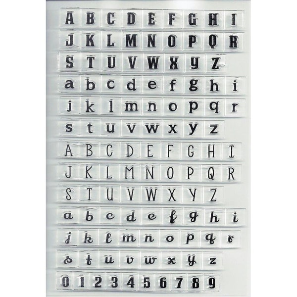 Alphabet Clear Stempel für Scrapbooking DIY Silikon Siegel Karte Kinderspielzeug Handmade Karten Dekoration Stempel