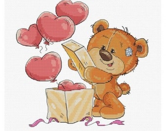 Cross stitch kit Teddy-Bear B1177