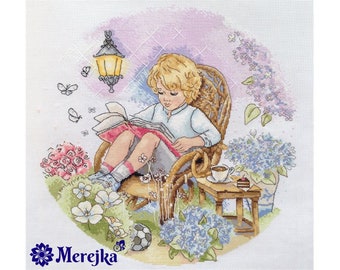 Cross Stitch Kit Fairy garden K-18