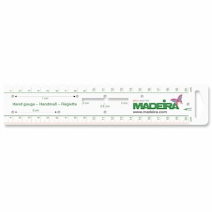 Madeira Hand Gauge Measuring Rule: 20cm art. 9468