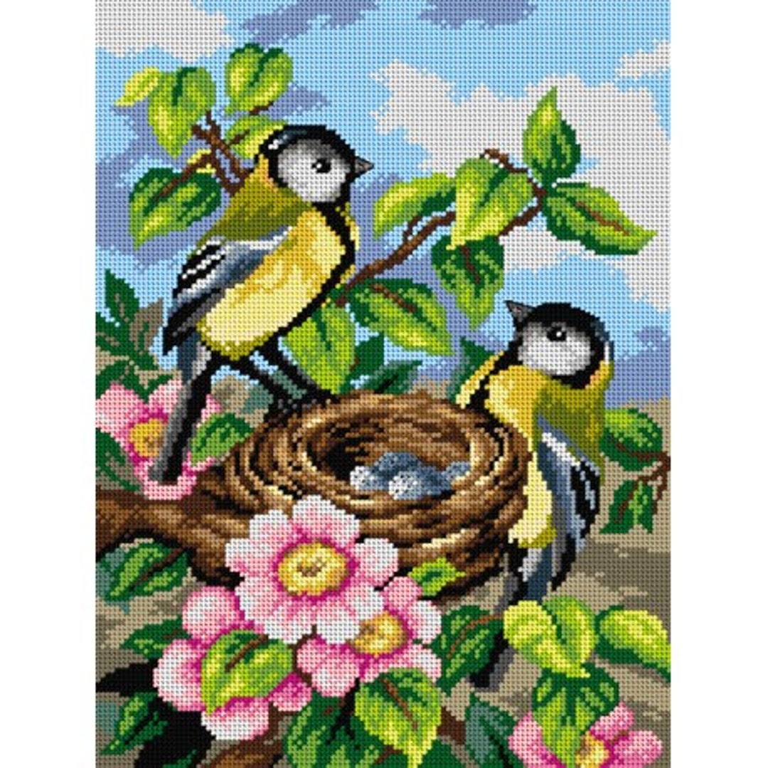 タペストリー キャンバス 鳥の巣 30 x 40 cm 2656J - Etsy 日本