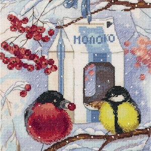 Cross Stitch Kit Urban winter PT-7078
