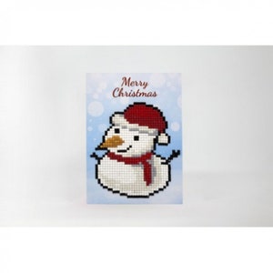 Kit di pittura a diamante biglietto BUON NATALE WC0312