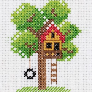 Cross Stitch Kit Tree House art. 8-456