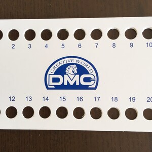 10 pcs DMC threads organizer 20 holes image 2