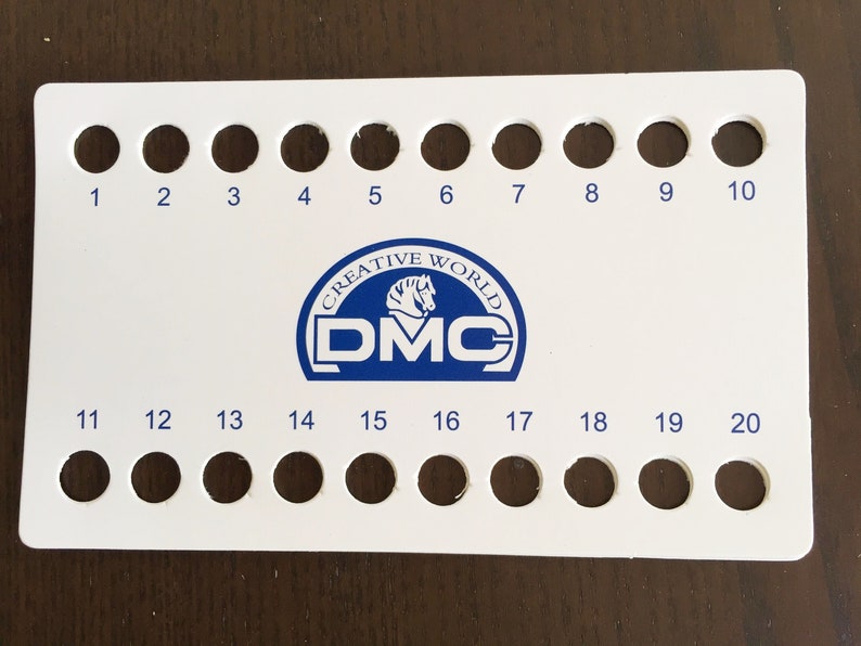 10 pcs DMC threads organizer 20 holes image 2