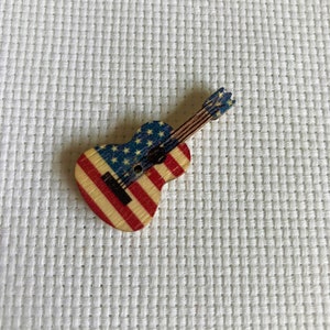 Needle Minder USA Flag Guitar