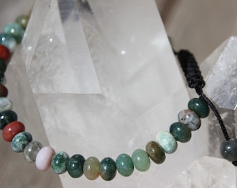 Indian agate bracelet